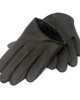 Half Palm leather driving gloves black