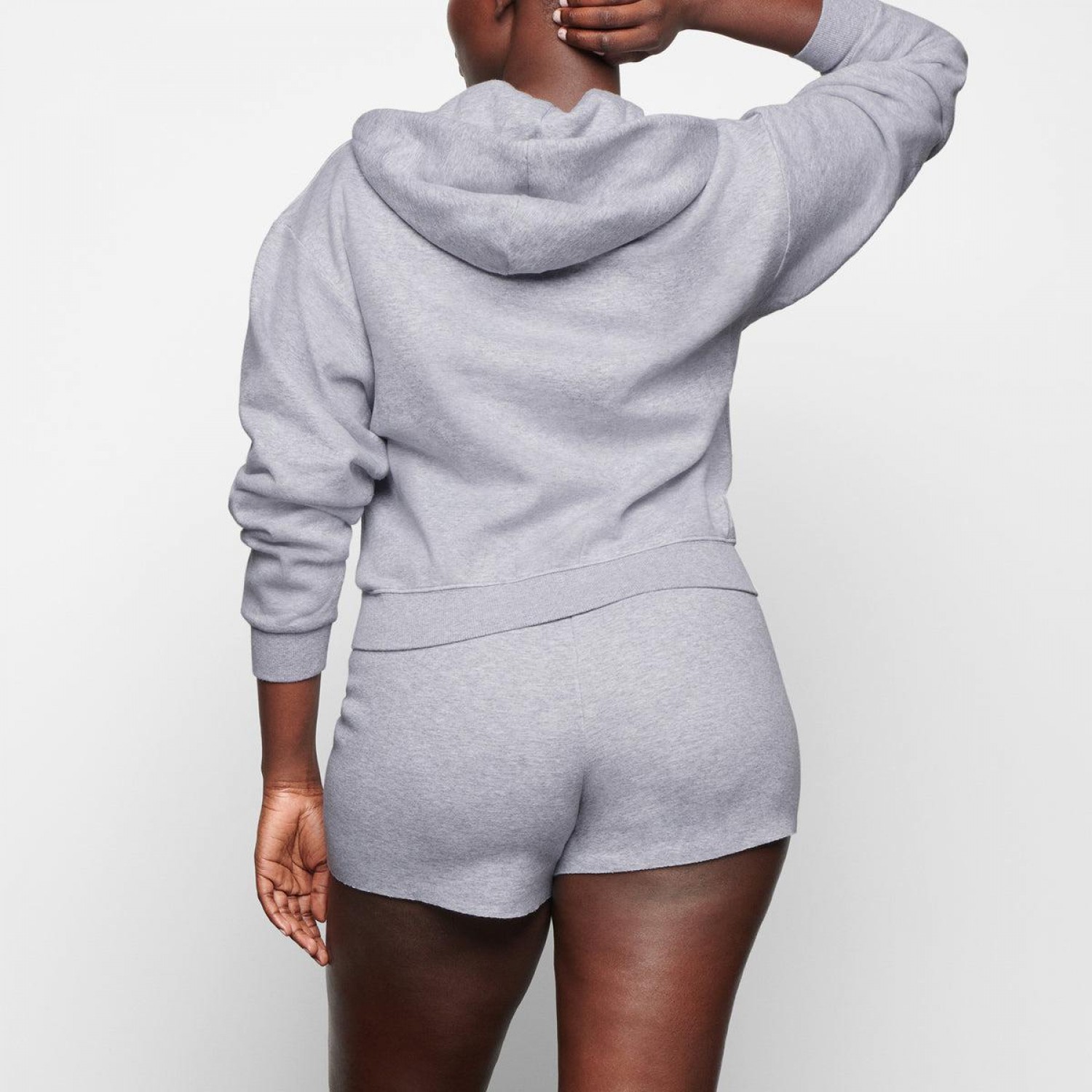 COTTON FLEECE  ZIP UP HOODIE