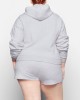 COTTON FLEECE  ZIP UP HOODIE