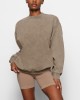 UNISEX BOYFRIEND FLEECE  CREW NECK PULLOVER