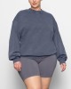 UNISEX BOYFRIEND FLEECE  CREW NECK PULLOVER