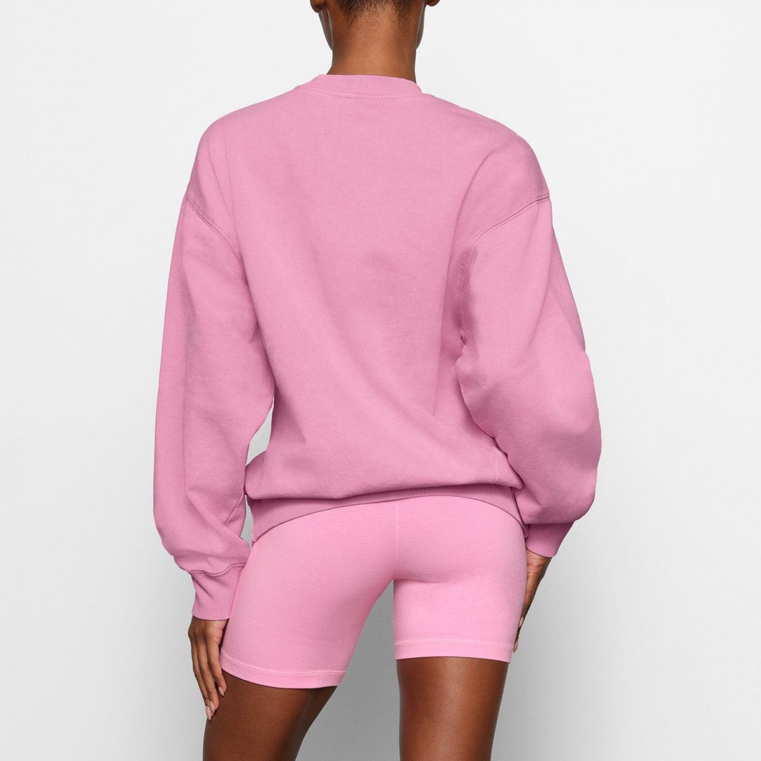 UNISEX BOYFRIEND FLEECE  CREW NECK PULLOVER