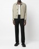 long-sleeve leather jacket