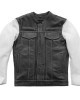 Men's Cafe Style Leather Jacket 
