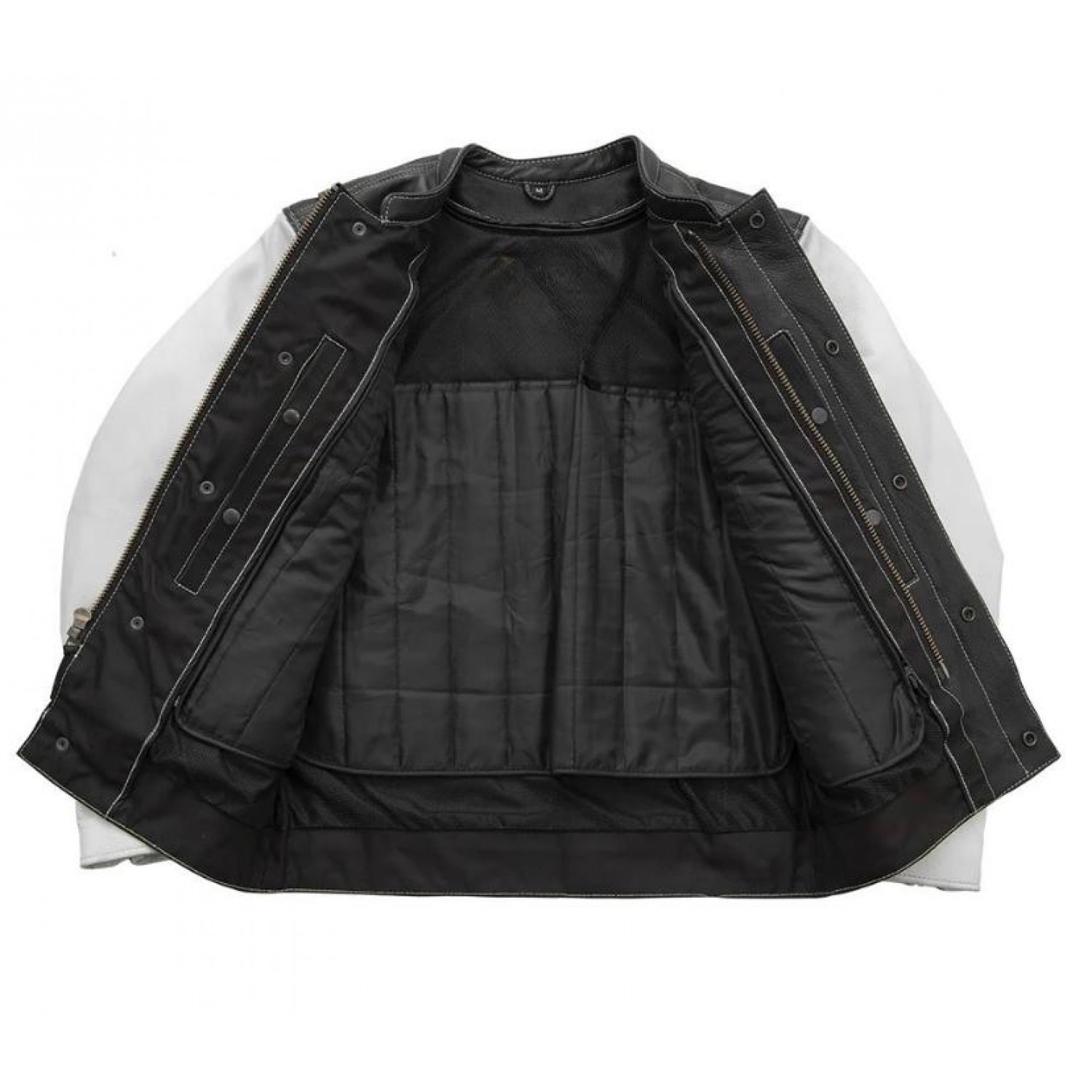 Men's Cafe Style Leather Jacket 