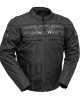 Skulls Men's Motorcycle Leather Jacket 