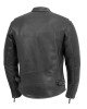  Men's Motorcycle Perforated Leather Jacket 