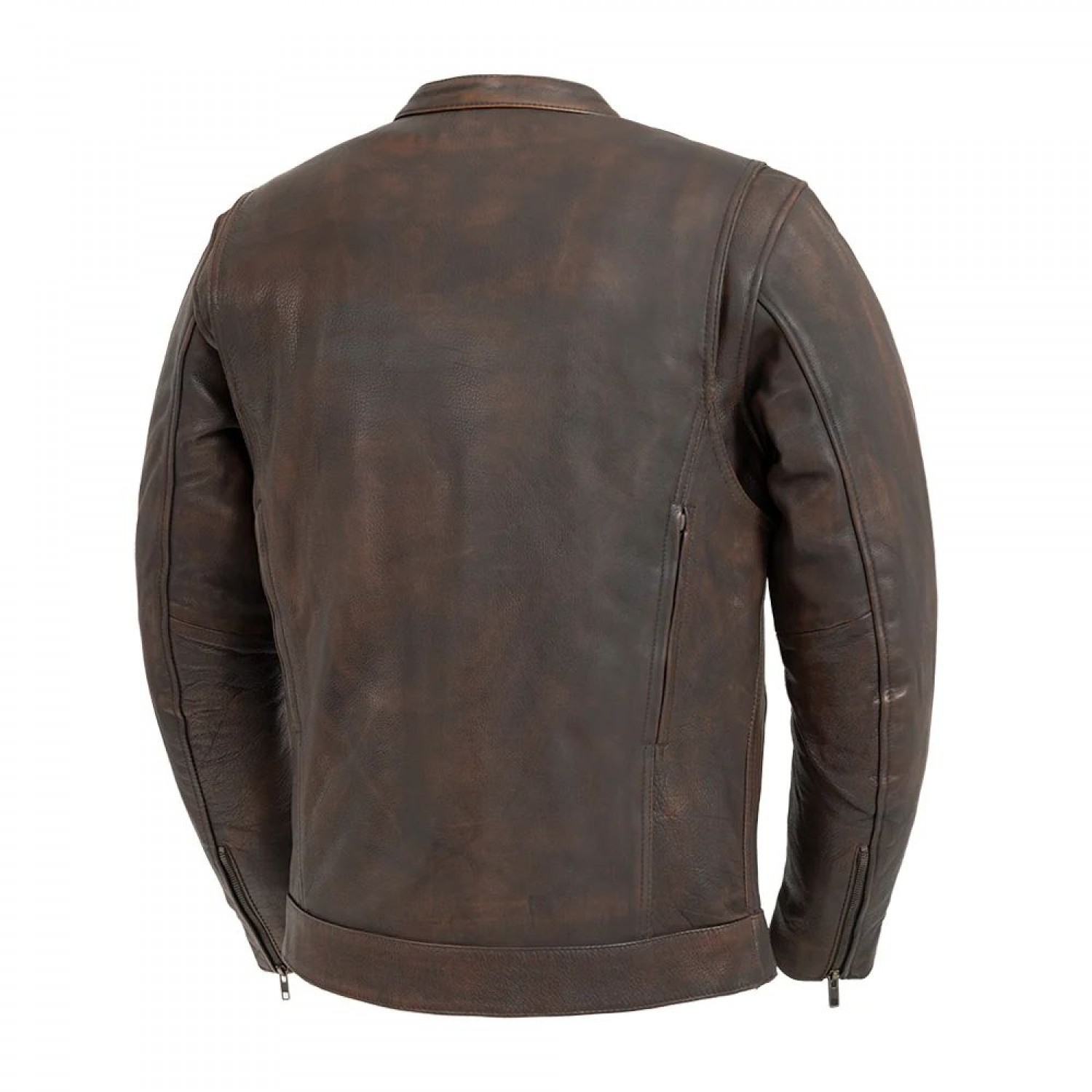 Men's Motorcycle Leather Jacket  Copper 