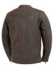 Men's Motorcycle Leather Jacket  Copper 