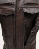 Men's Motorcycle Leather Jacket  Copper 