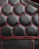 Men's Club Style Leather Vest - Red