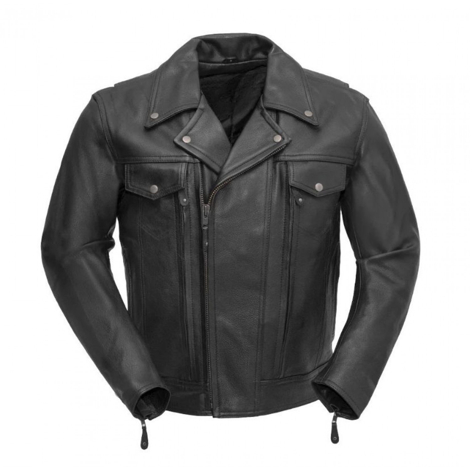 Men's Motorcycle Leather Jacket 