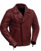 Night Rider - Men's Motorcycle Leather Jacket 