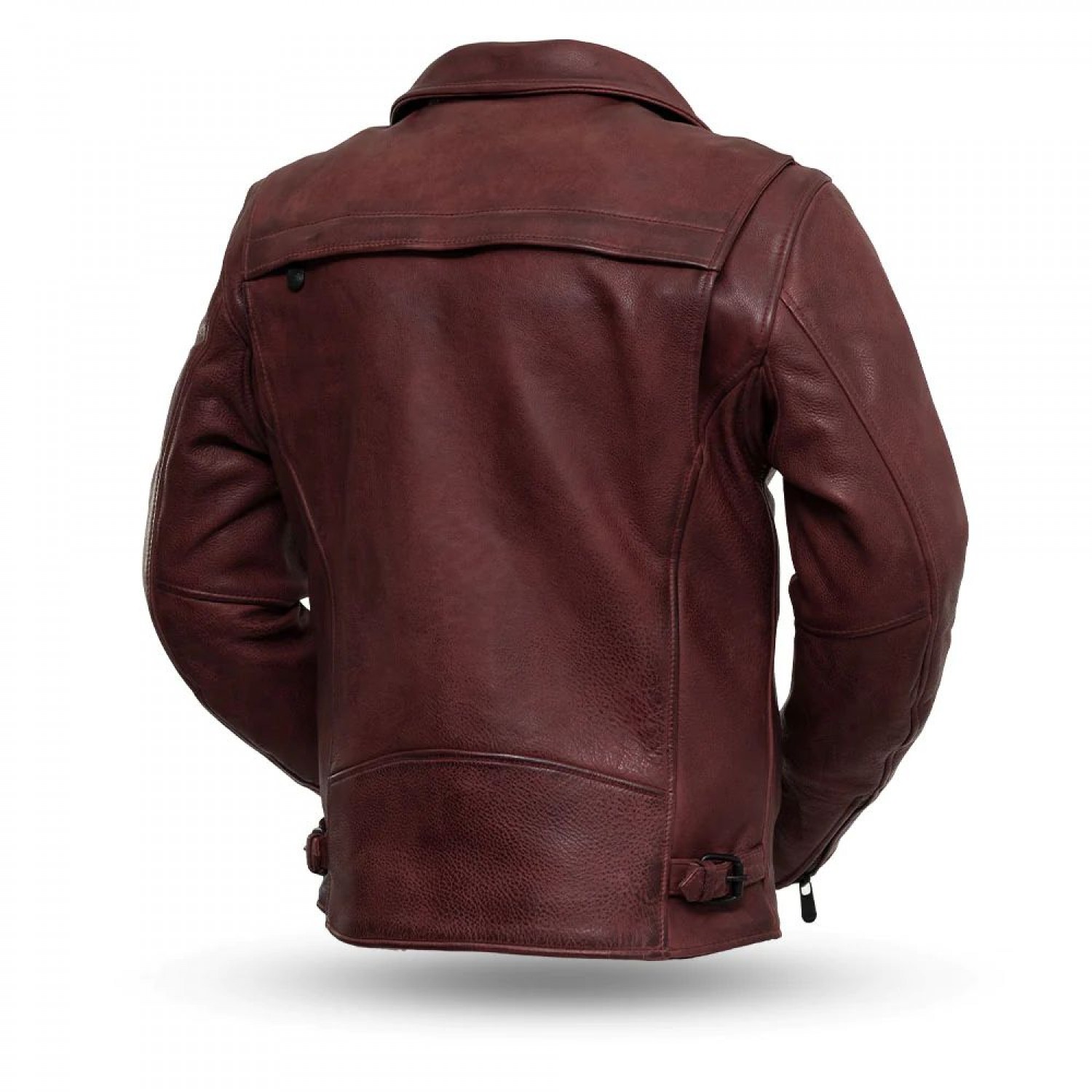 Night Rider - Men's Motorcycle Leather Jacket 