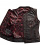 Women's Motorcycle Leather Vest 