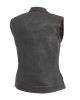 Women's Motorcycle Leather Vest 