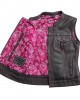 Women's Motorcycle Leather Vest 