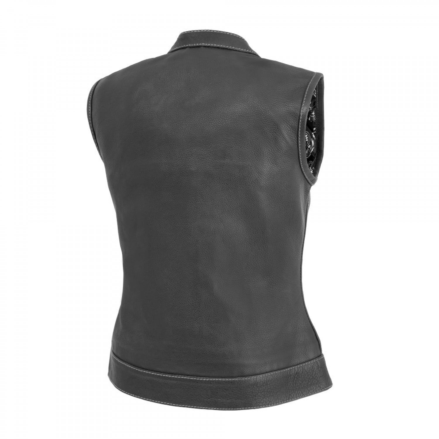 Women's Motorcycle Leather Vest 