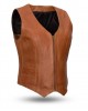Women's Western Style Motorcycle Leather Vest