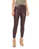 brown Leather Leggings