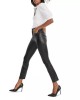 High Rise Skinny Jeans in Black