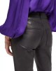 Flared Leather Pants