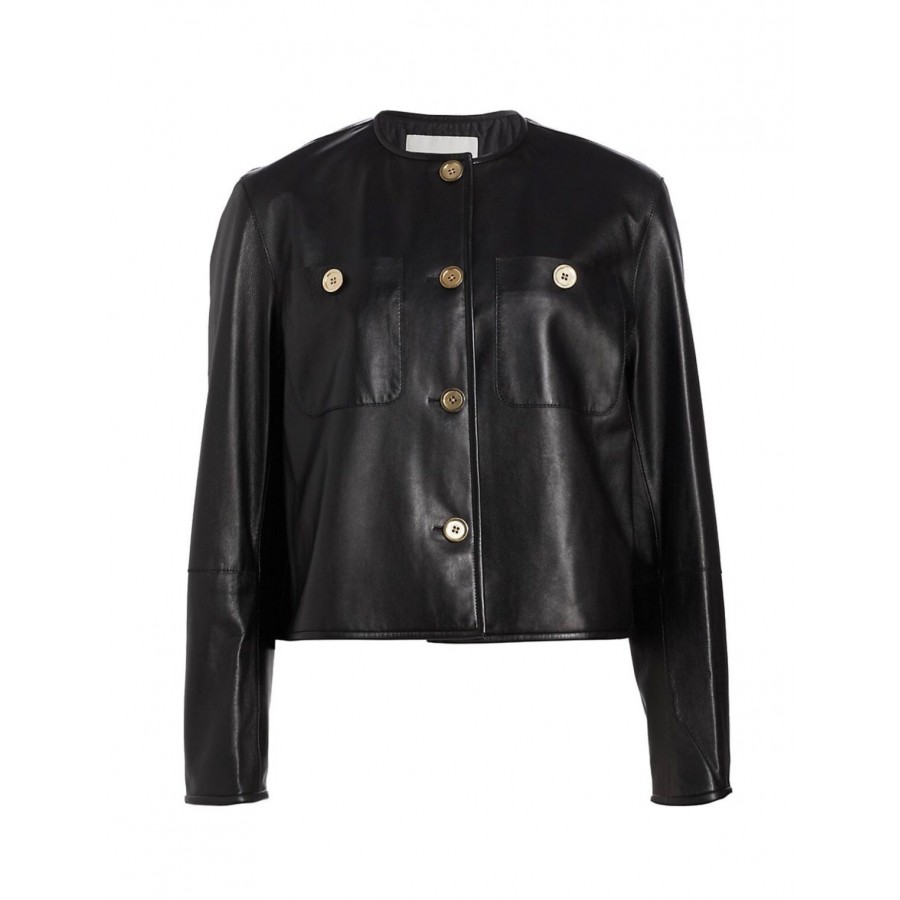  black Leather Jacket