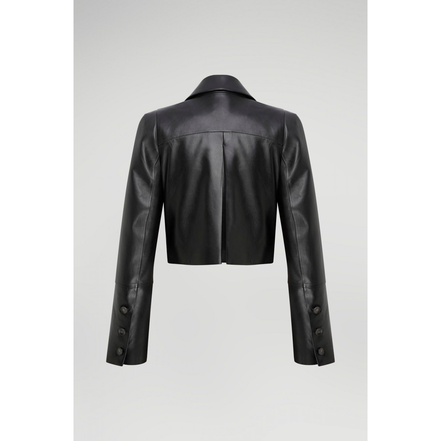 BLACK LEATHER JACKET